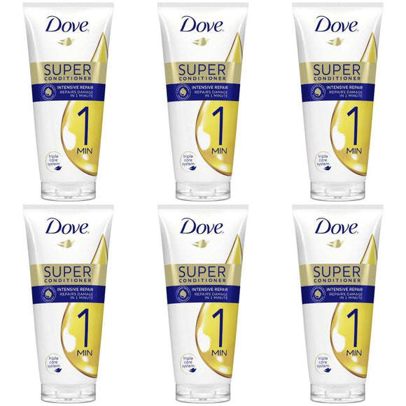 DOVE - 1 Minute Intensive Repair Super Conditioner for Damaged Hair 170ml - CHOOSE A PACK SIZE DISCOUNT (