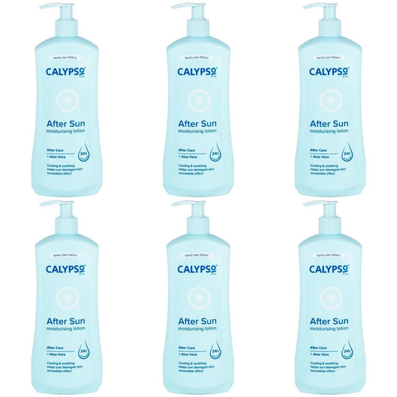 Calypso After Sun Moisturising Cooling & Soothing After Care Lotion with Aloe Vera 500ml - CHOOSE A PACK SIZE DISCOUNT