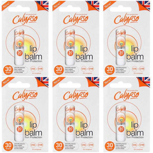 Calypso High Protection Sun Protection Lip Balm SPF30 4.3g - CHOOSE A PACK SIZE DISCOUNT