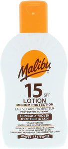 Malibu 200ML Lotion SPF 15 - CHOOSE A PACK SIZE DISCOUNT